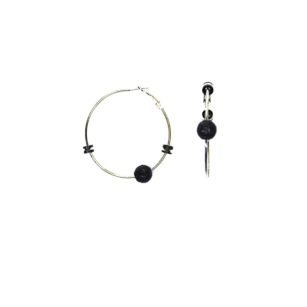 Swarovski Taşlı Bujiteri Halka Küpe 5cm