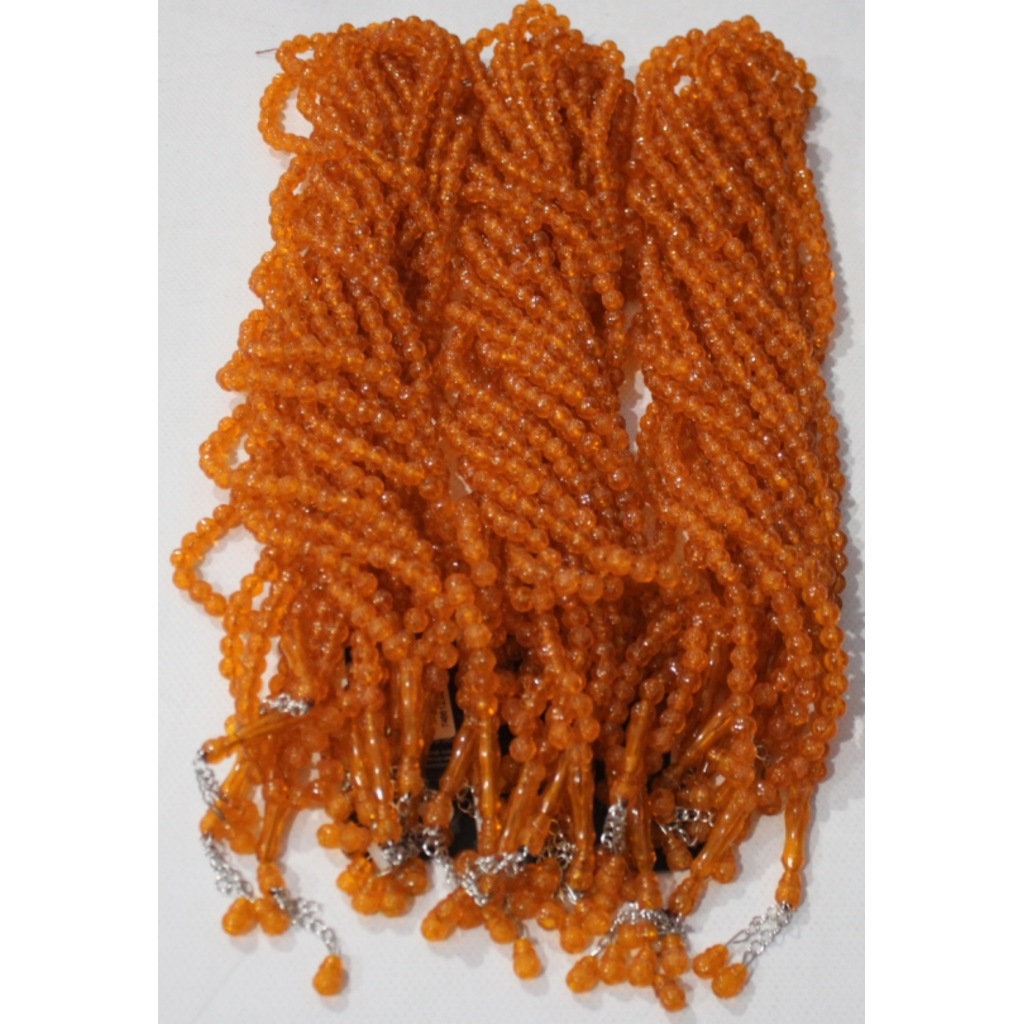 GÜLLÜ TESBİH 99 LU 10mm 7225 (10 ADET) - SARI