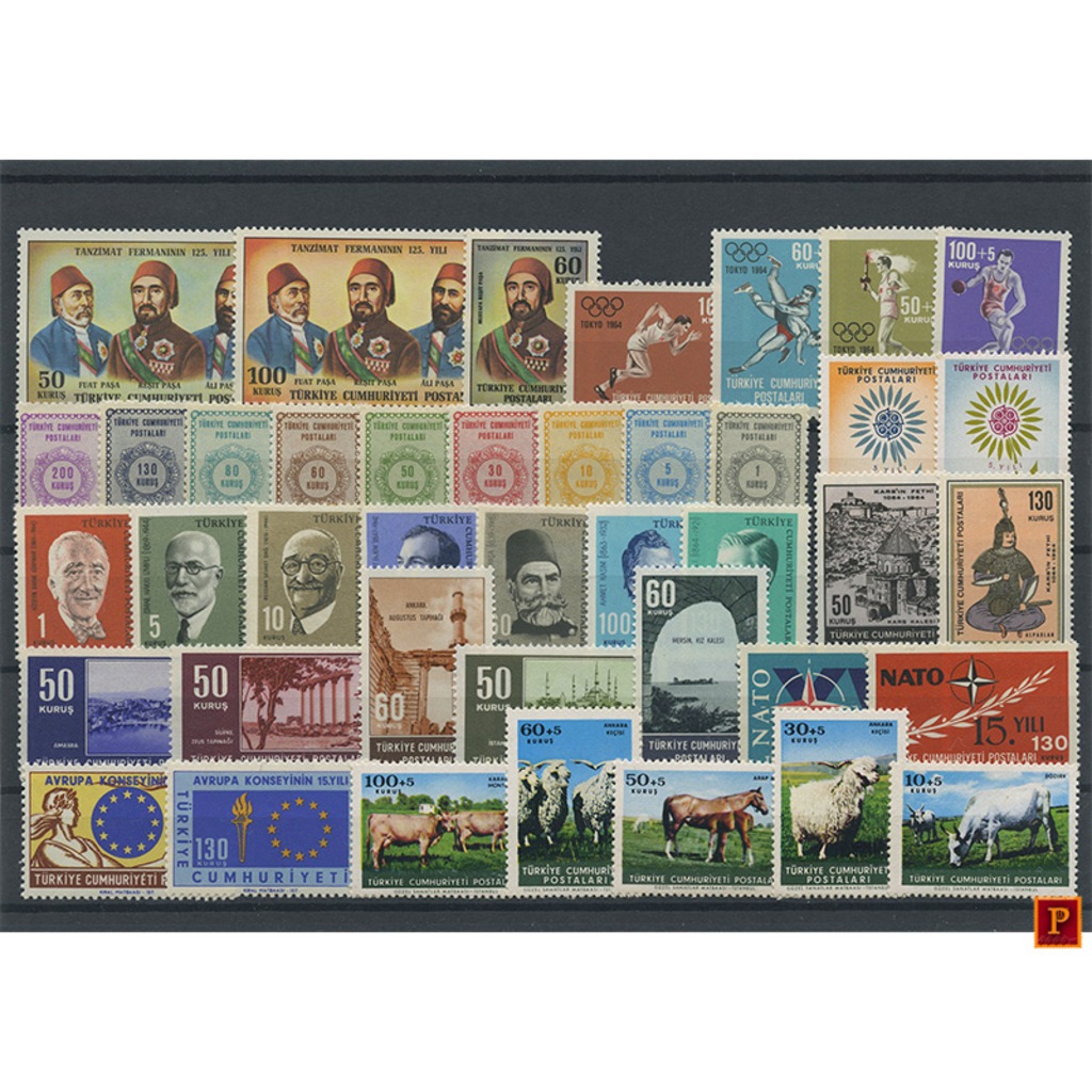 PULKO Türkiye Cumhuriyeti Pul Koleksiyonu - 1964 Yıl Seti