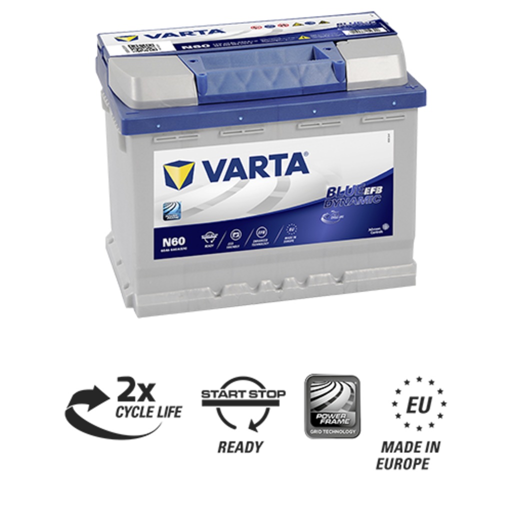 Аккумулятор varta n60