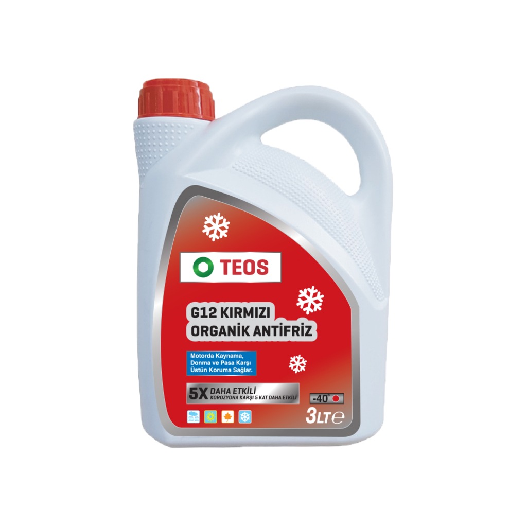 Teos -40° Organik Kırmızı Antifriz *2019 ÜRETİM