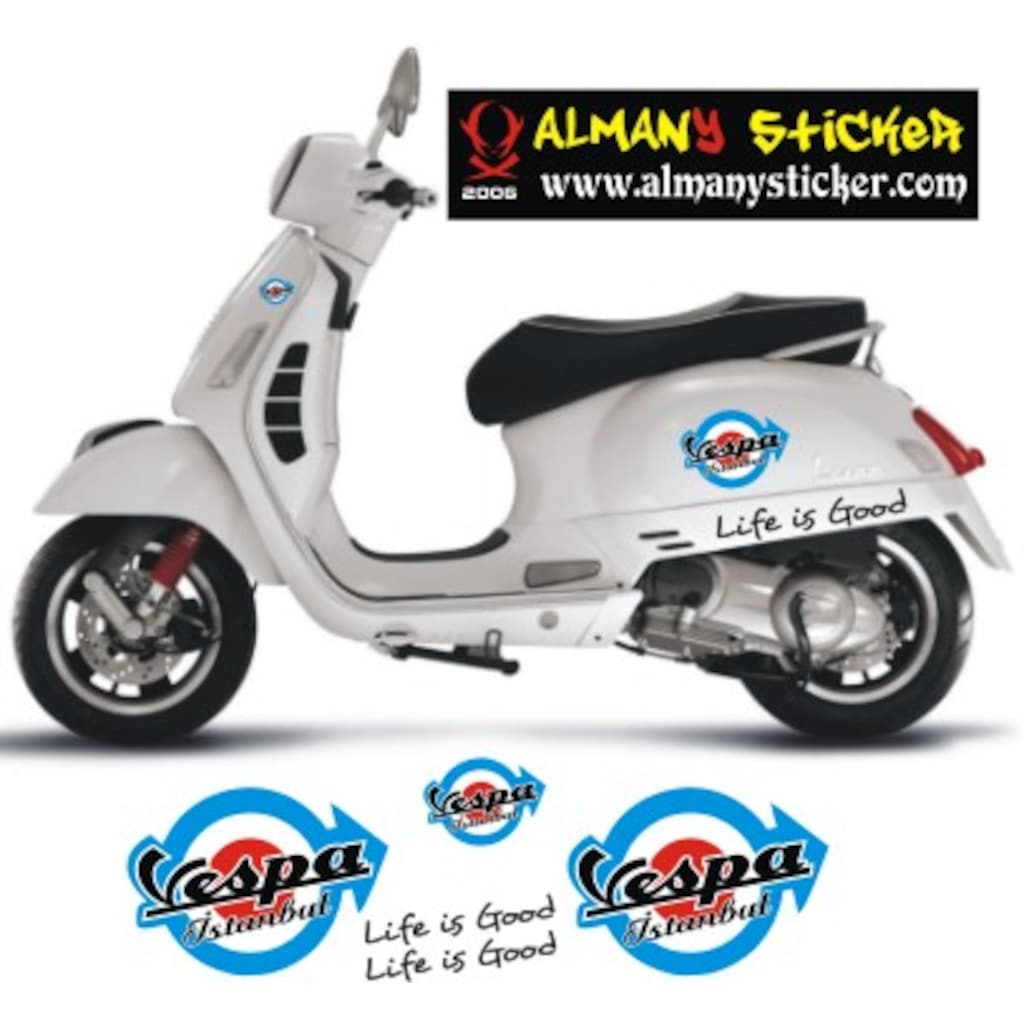 Vespa Sticker Set