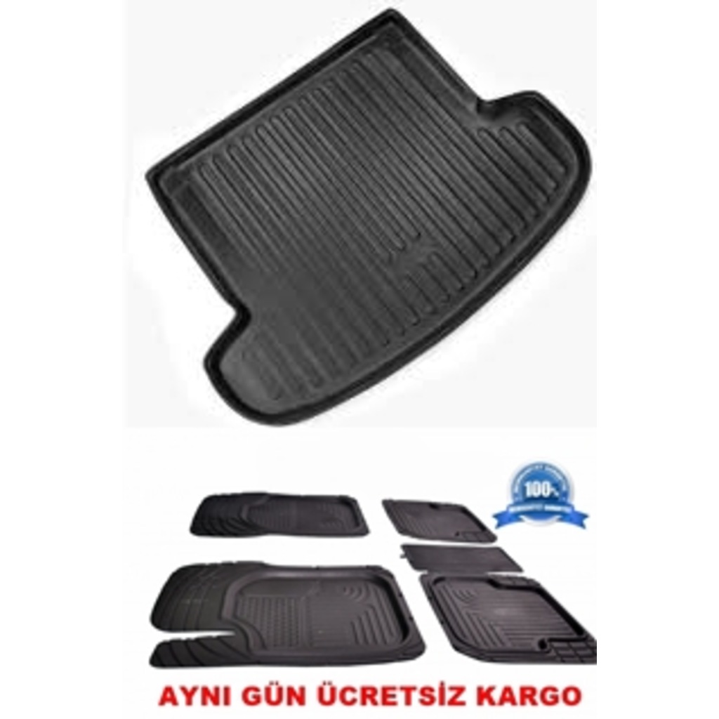 Renault clio Symbol 2013-2019 3DBagaj Havuzu ve 3D Havuzlu Paspas