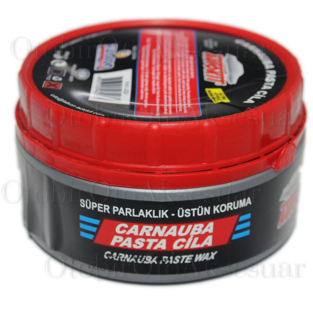 Autokit Carnauba Pasta Cila Kırmızı Kutu 230 Gr