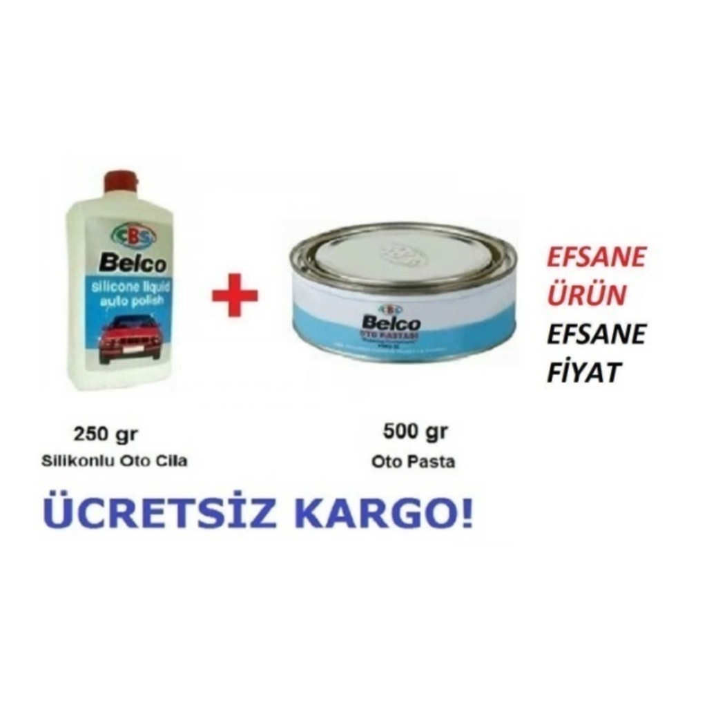 Çbs Belco Silikonlu Polish Cila 250ml + Pasta 500g