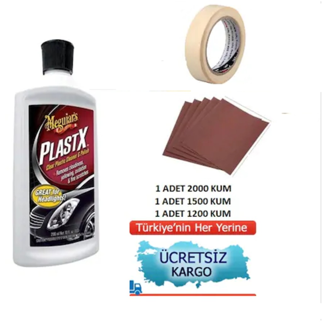 Meguiars 12310 Plastx Ve Far Temizleme Seti
