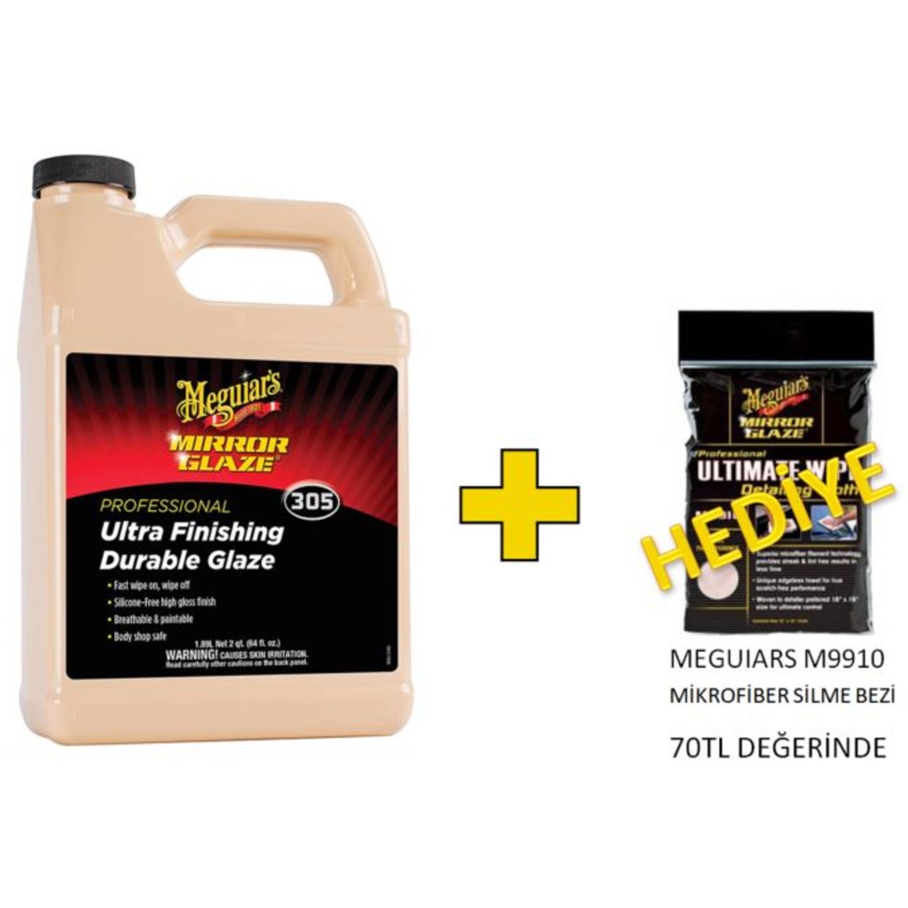 Meguiars 305 Ultra Finishing Silikonsuz Koruyucu Wax 1,89lt