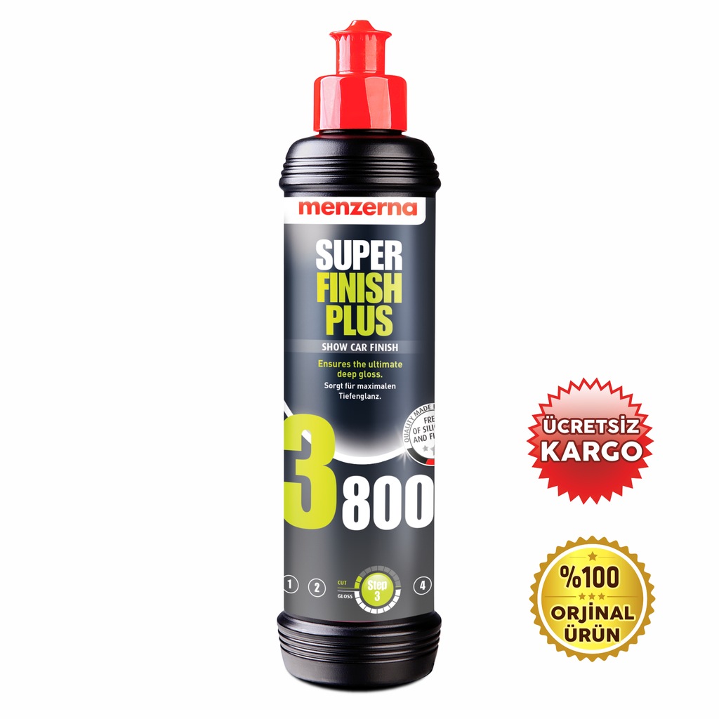 Menzerna Super Finish 3800 - Hare Giderici Cila 250ml