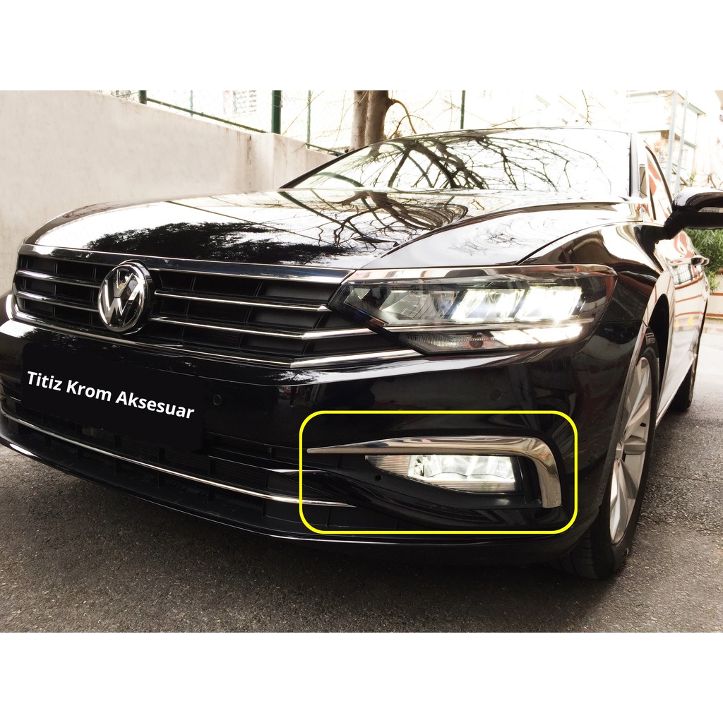 VOLKSWAGEN PASSAT B8 2019 KROM SİS FARI ÇERÇEVESİ AKSESUARI 2 P.