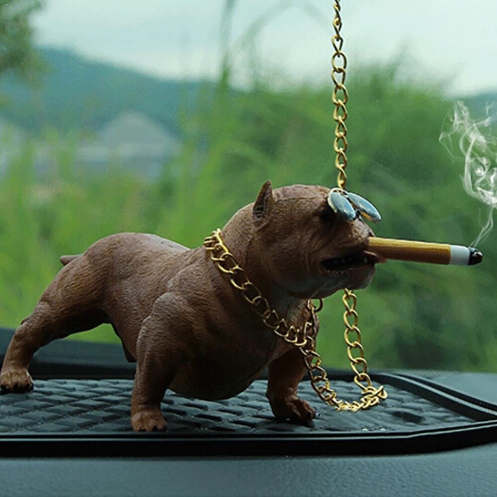 Pitbull Biblo Kopek Torpido Ustu Arac Ici Araba Susu Kahverengi Fiyatlari Ve Ozellikleri