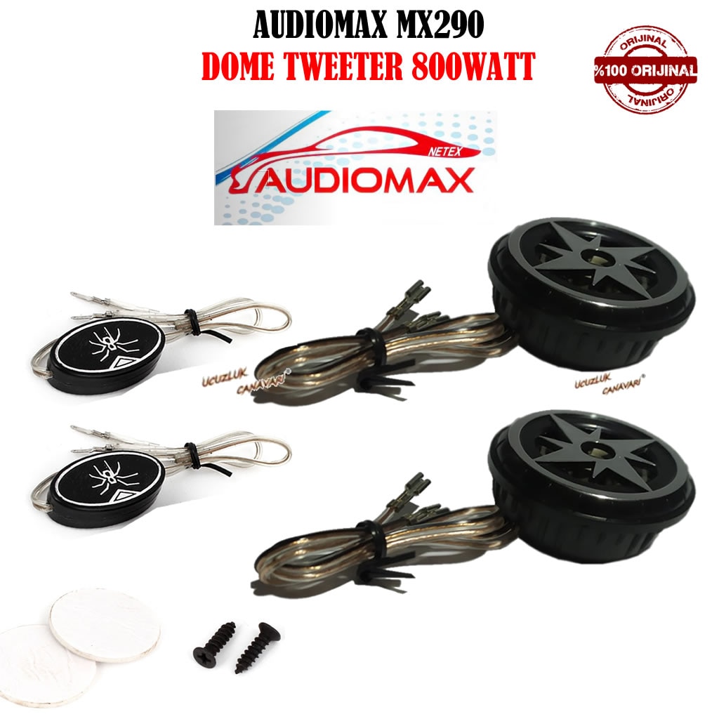 Audiomax MX-290 800 W Tweeter Tiz Oto Hoparlör Fiyatları