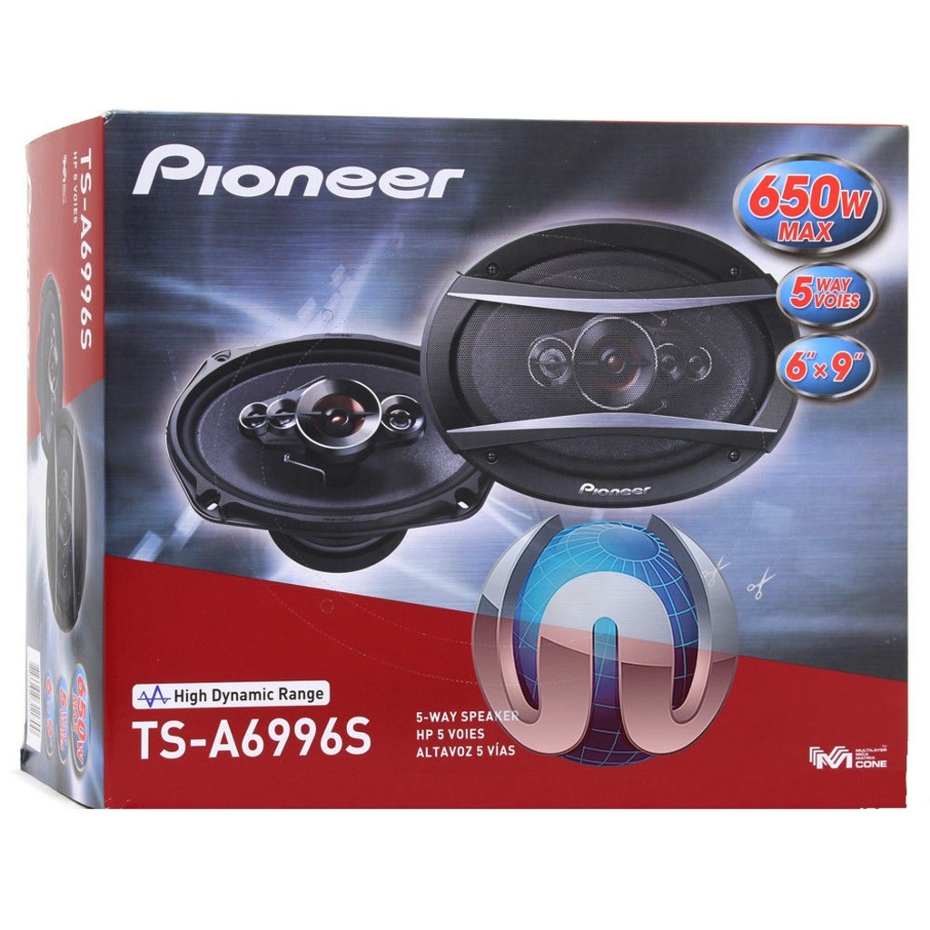 Pioneer Ts-a6996s 650watt 5 Yollu 6x9 Oval Koaksiyel Oto Hoparlör - n11.com