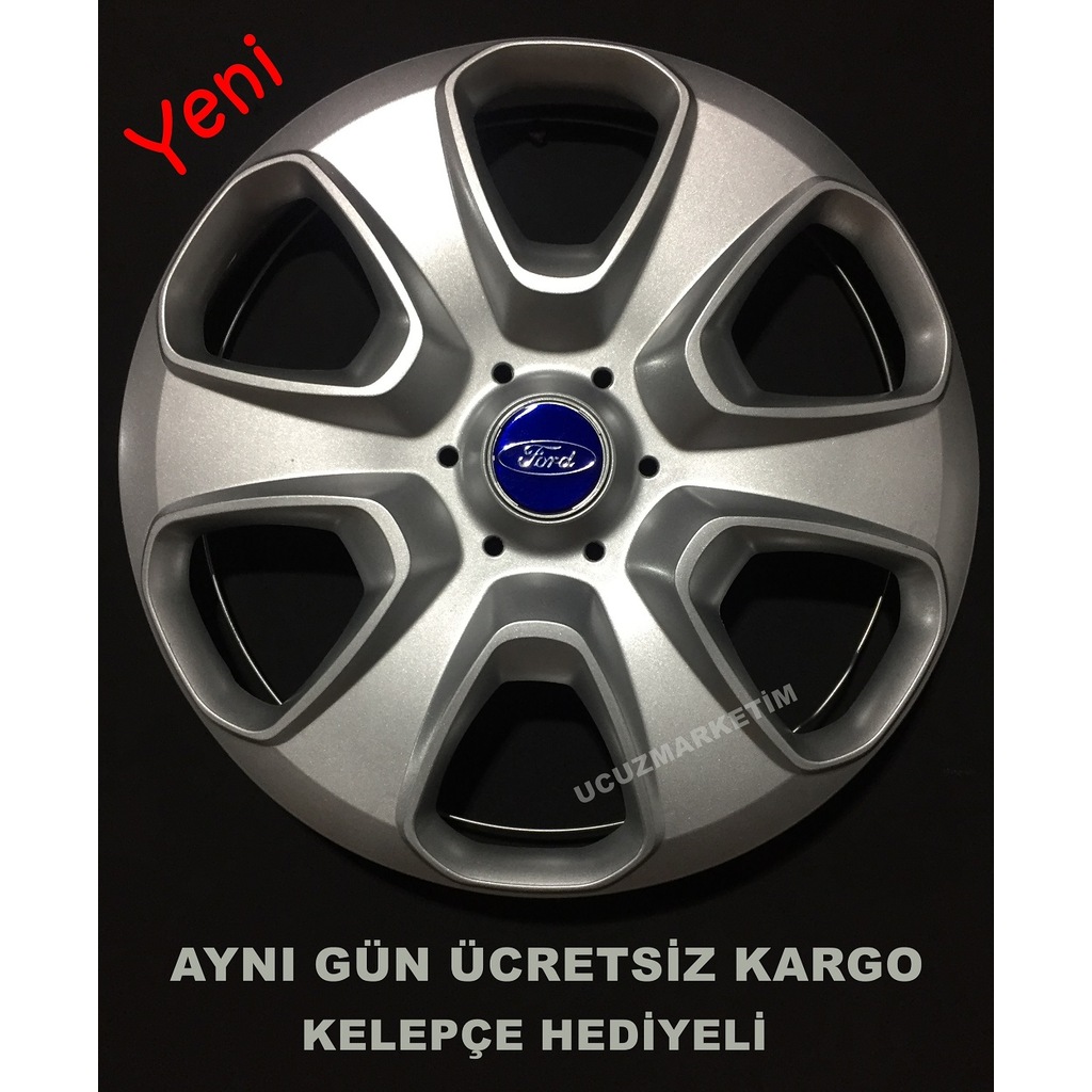 Ford Courier 15 inç Jant Kapağı Takımı - Kelepçe Hediyeli