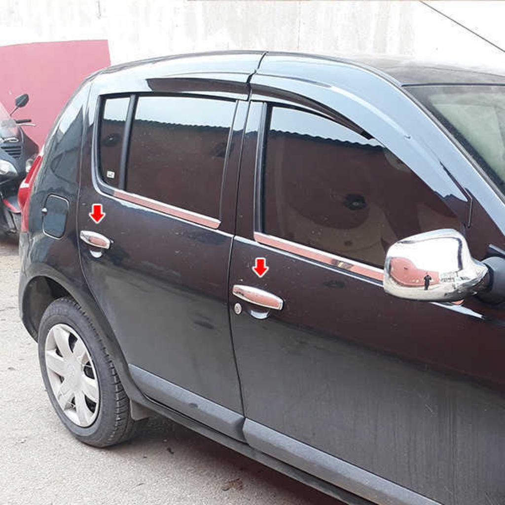 DACIA SANDERO KROM KAPI KOLU PASLANMAZ ÇELİK (2007 2012)