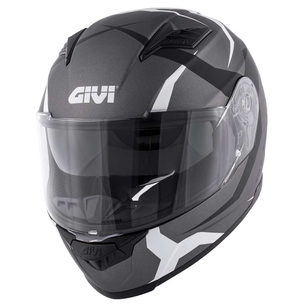 GIVI 50.5 TRIDION VORTIX BEYAZ-TITANIUM KASK