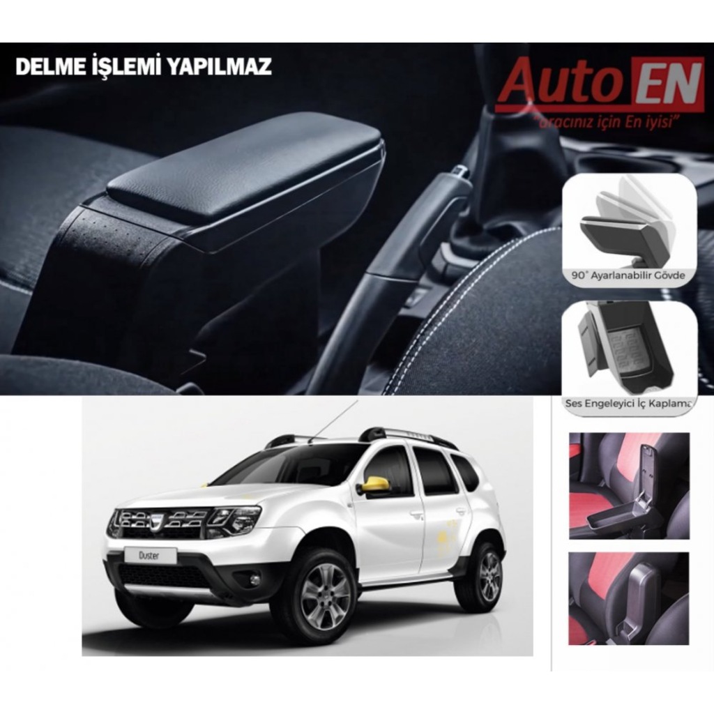 Premium Dacia Duster 2012 Model Kolcak Kol Dayama Delme Yok Siy Fiyatlari Ve Ozellikleri