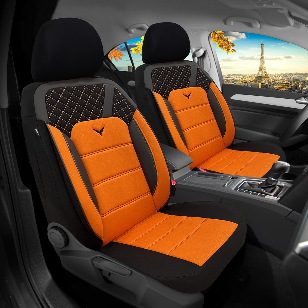 Chevrolet Cruze Wagon 2012 Uyumlu 1+1 Turuncu Koltuk Kılıfı Fiyatları