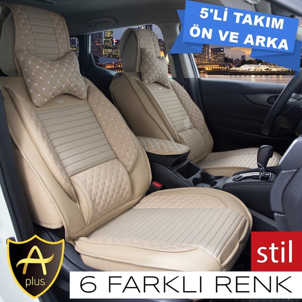 ford focus 1 luks deri oto koltuk kilifi on arka set fiyatlari ve ozellikleri