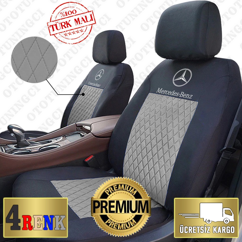 Mercedes Logolu On Arka Premium Oto Koltuk Kilifi Fiyatlari Ve Ozellikleri