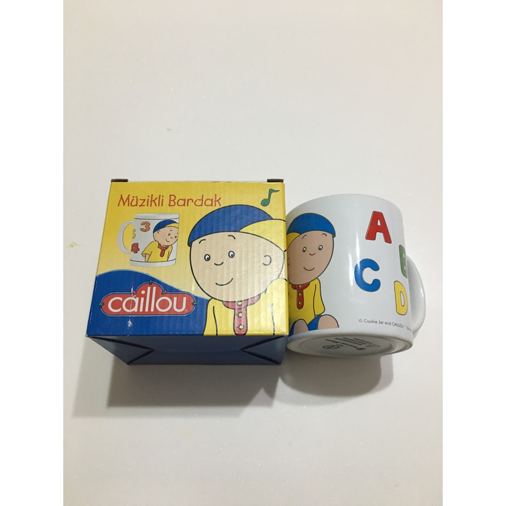 Caillou müzikli bardak