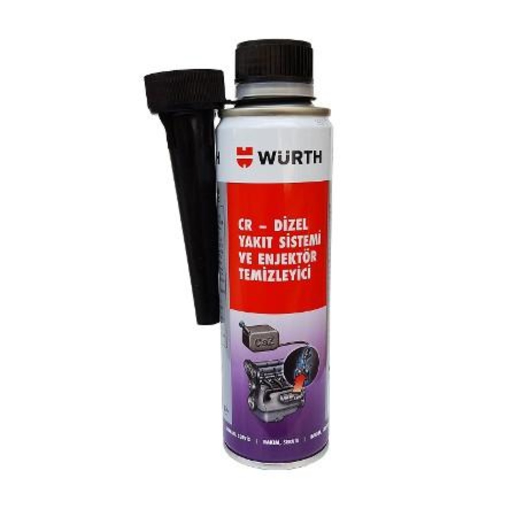 Würth CR Dizel Yakıt Sistemi ve Enjektör Temizleyici 300ml.(2021)