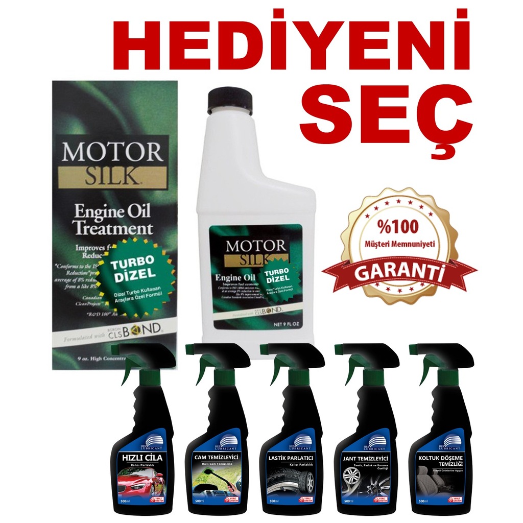 Motorsilk Bor Motor Katkısı Turbo Dizel araçlar için 250 ml