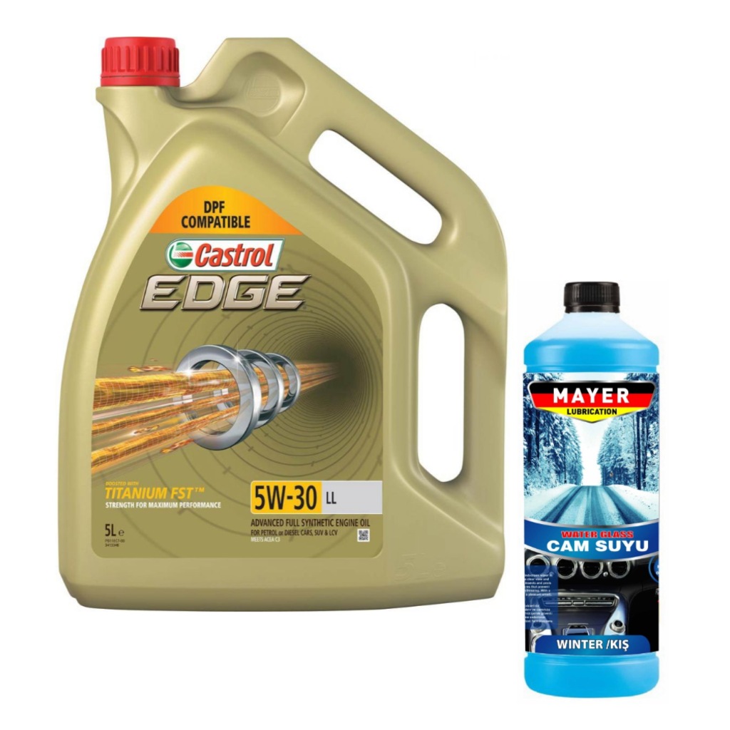 Castrol Edge 5w30 Ll 5 Lt Partekül Tam Sentetik Motor Yağı ...