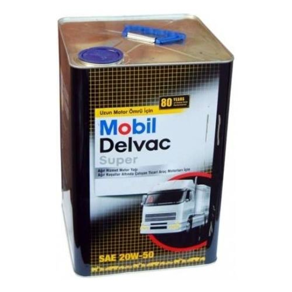 Mobil Delvac Super 20W-50 16 KG Teneke Motor Yağı 2019