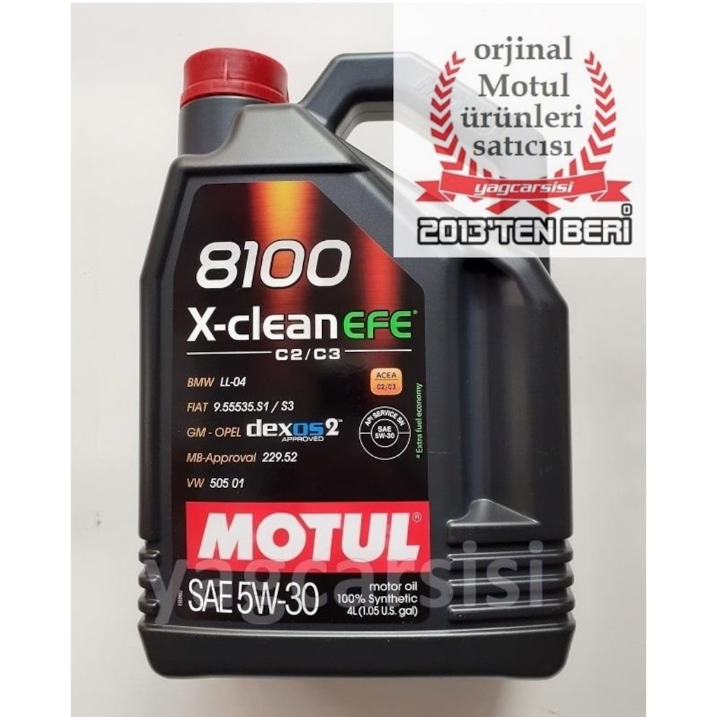 motul 8100 xclean efe 5w30