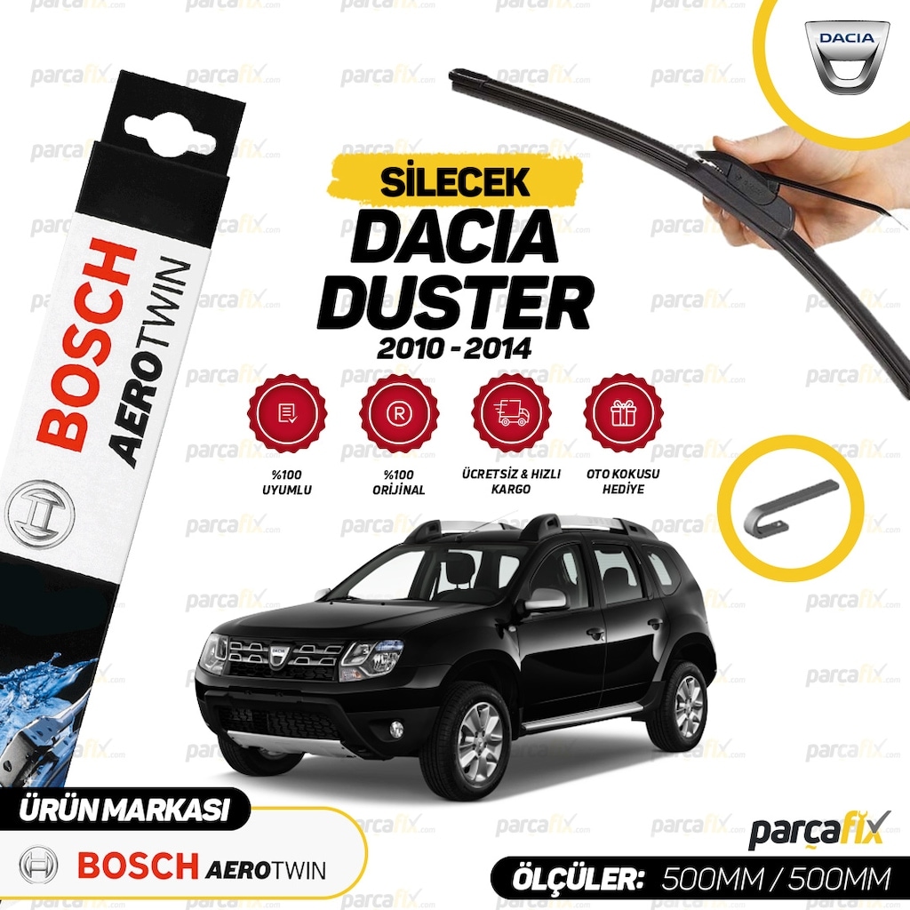 Dacia Duster Bosch Aerotwin Silecek Takimi 2010 2014 N11 Com