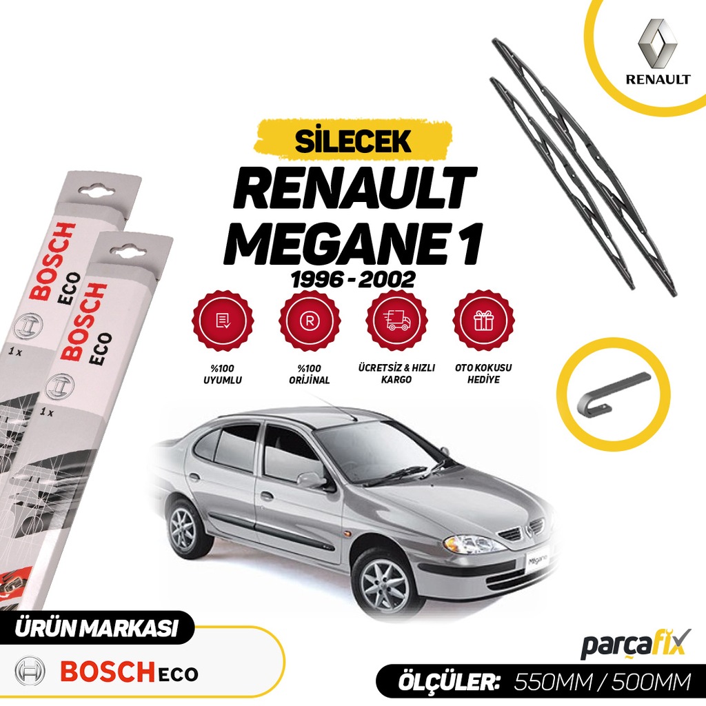 Renault Megane 1 Bosch Eco Silecek Takimi 1996 2002 Fiyatlari Ve Ozellikleri