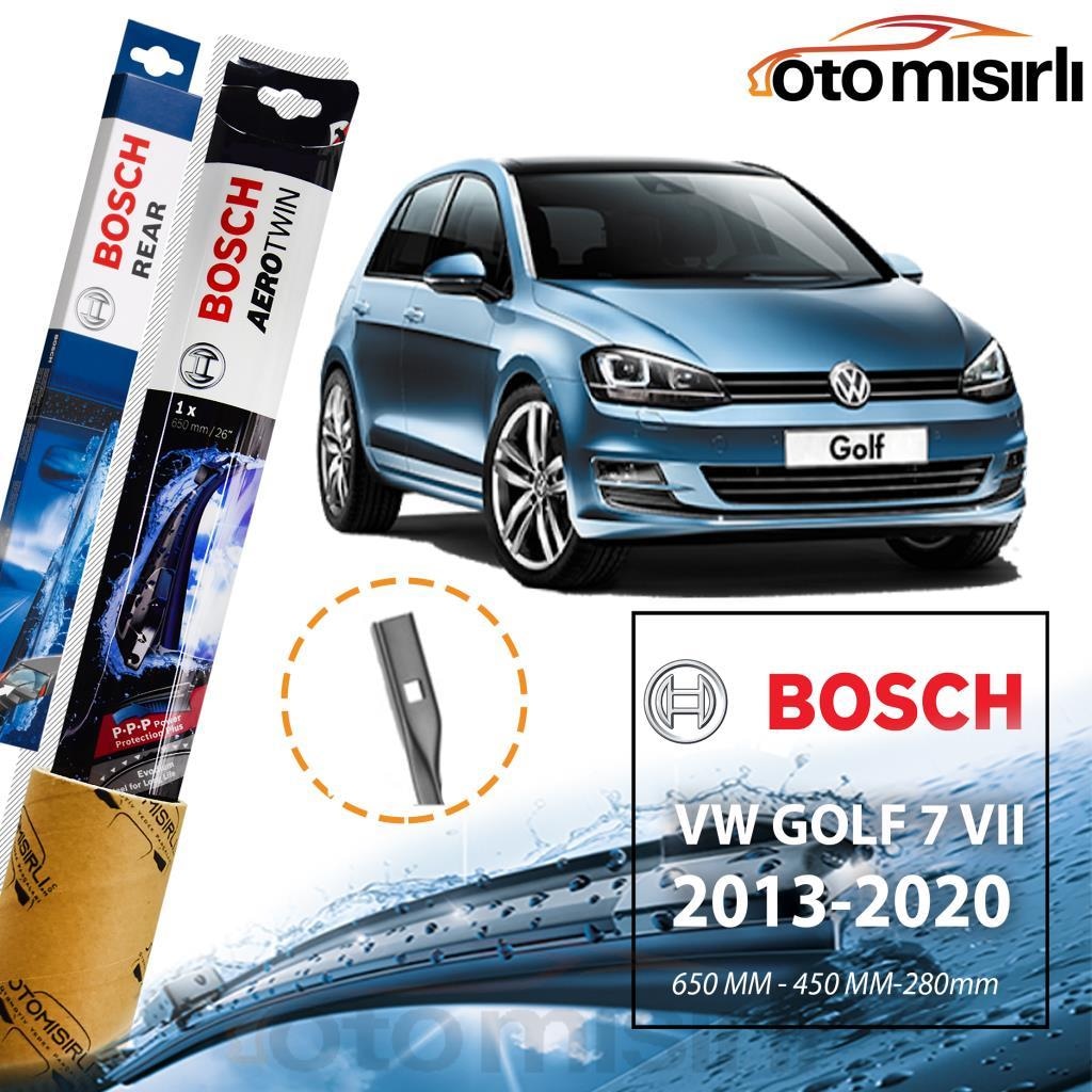 Vw Golf 7 On Ve Arka Silecek Takimi 2013 2020 Bosch Aerotwin Plus