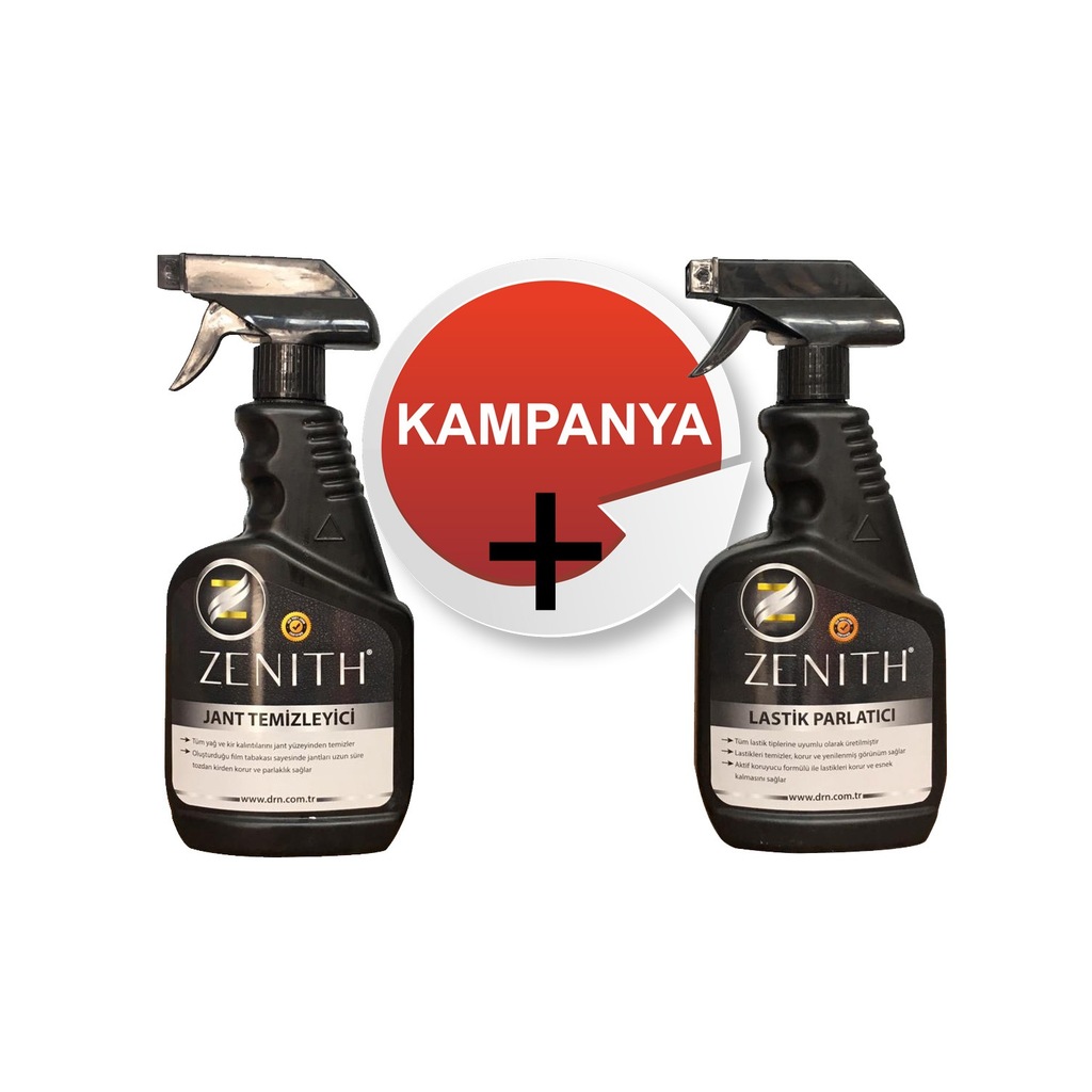ZENİTH JANT TEMİZLEYİCİ VE LASTİK PARLATMA SETİ 2 X 500ML