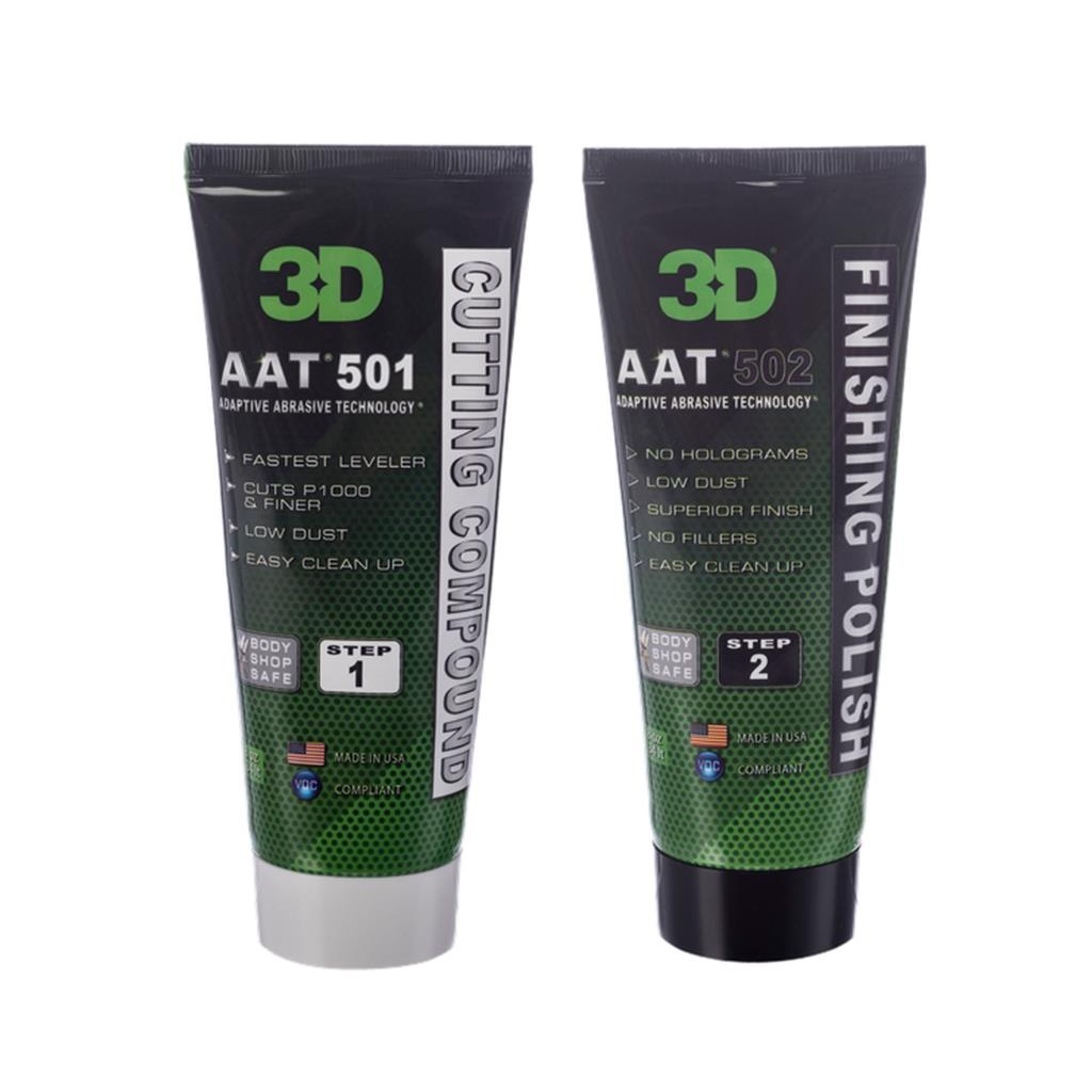 3d Profesyonel Pasta Ve Cila Seti 2 X 236 Ml. Aat 501 Ve Aat 502