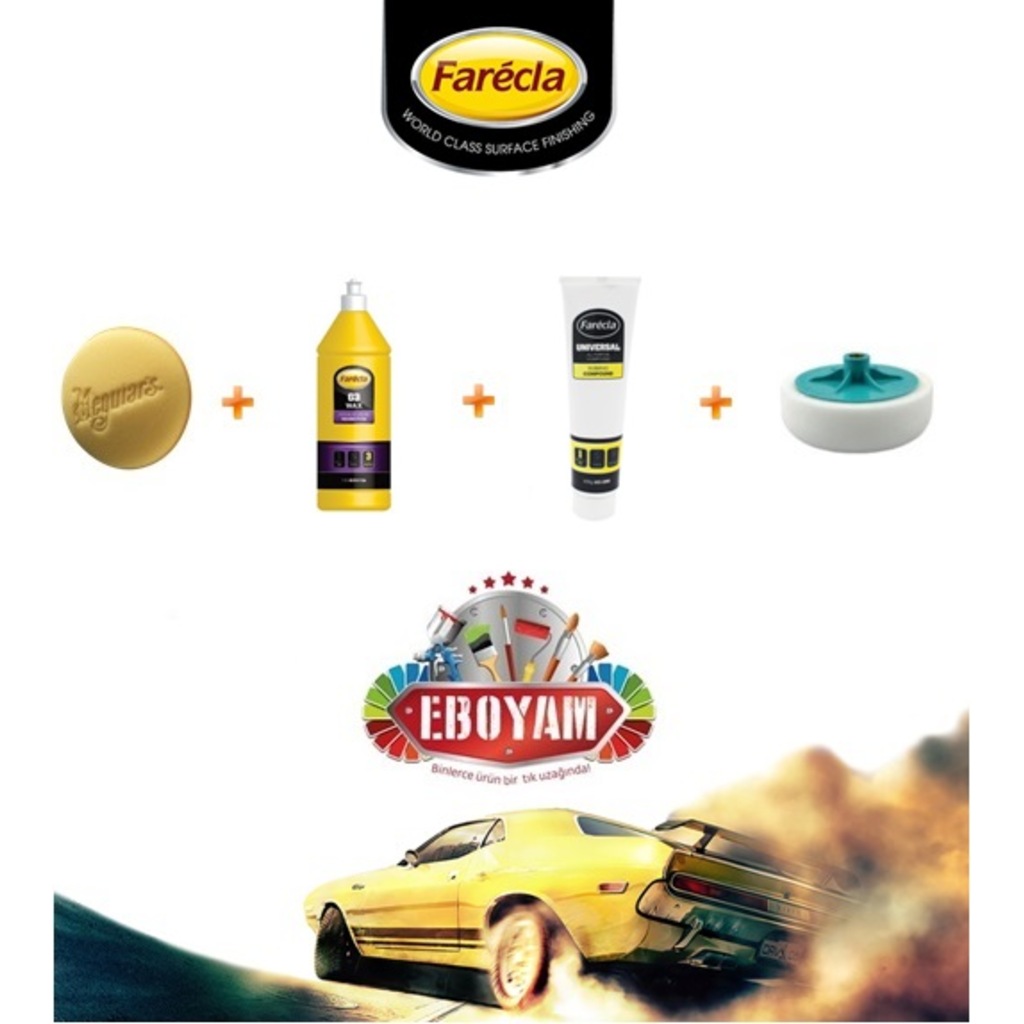 Farecla G3 Wax Üniversal Pasta Cila Seti
