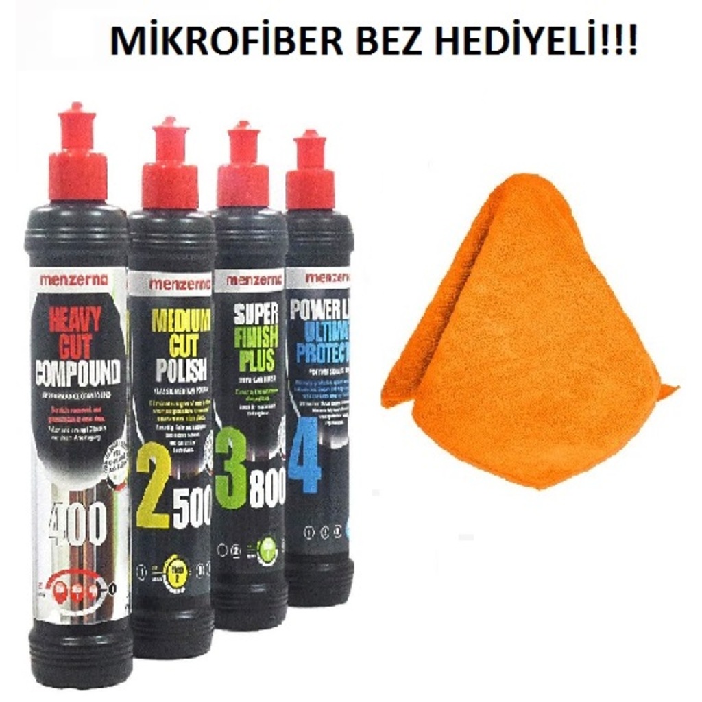 Menzerna Pasta Hare Boya Koruma Seti 250 Ml