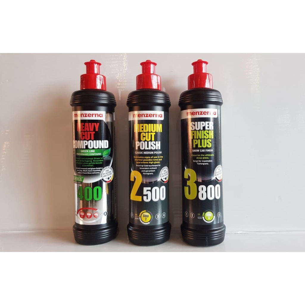 Menzerna Yeşil 400, 2500, 3800 PastaHare Giderici Seti (250 ml