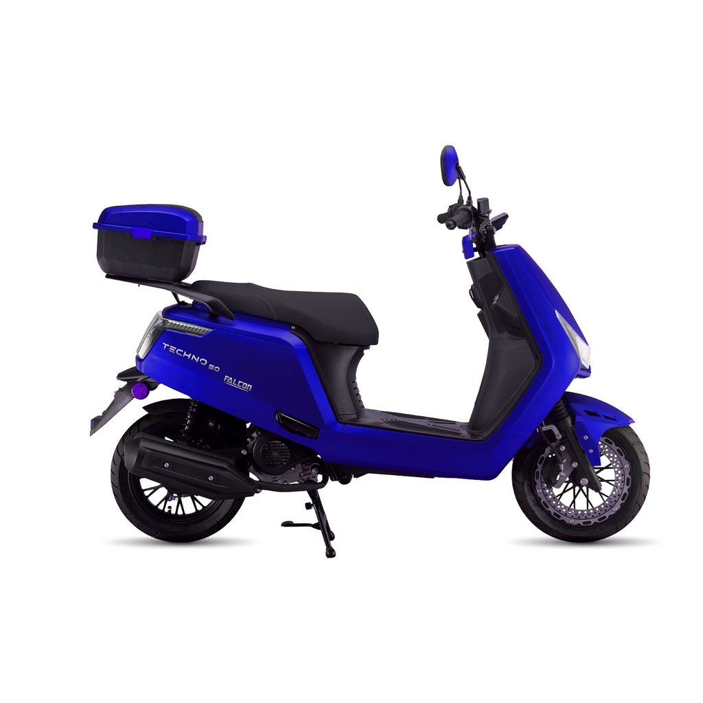 Motosiklet Falcon Techno 50cc Scooter Mavi Fiyatları ve Özellikleri