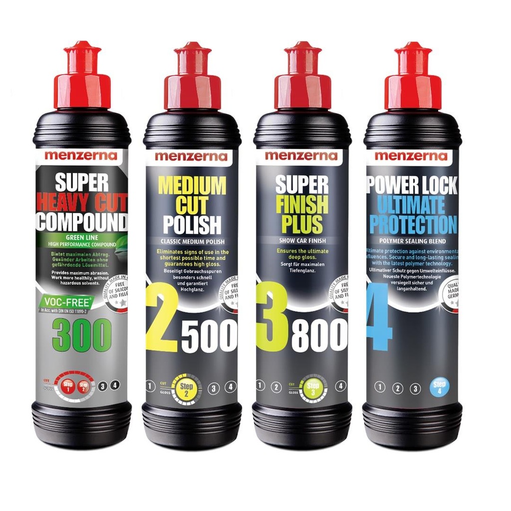Menzerna Pasta Hare Cila Boya Koruma Seti 4 X 250 Ml.