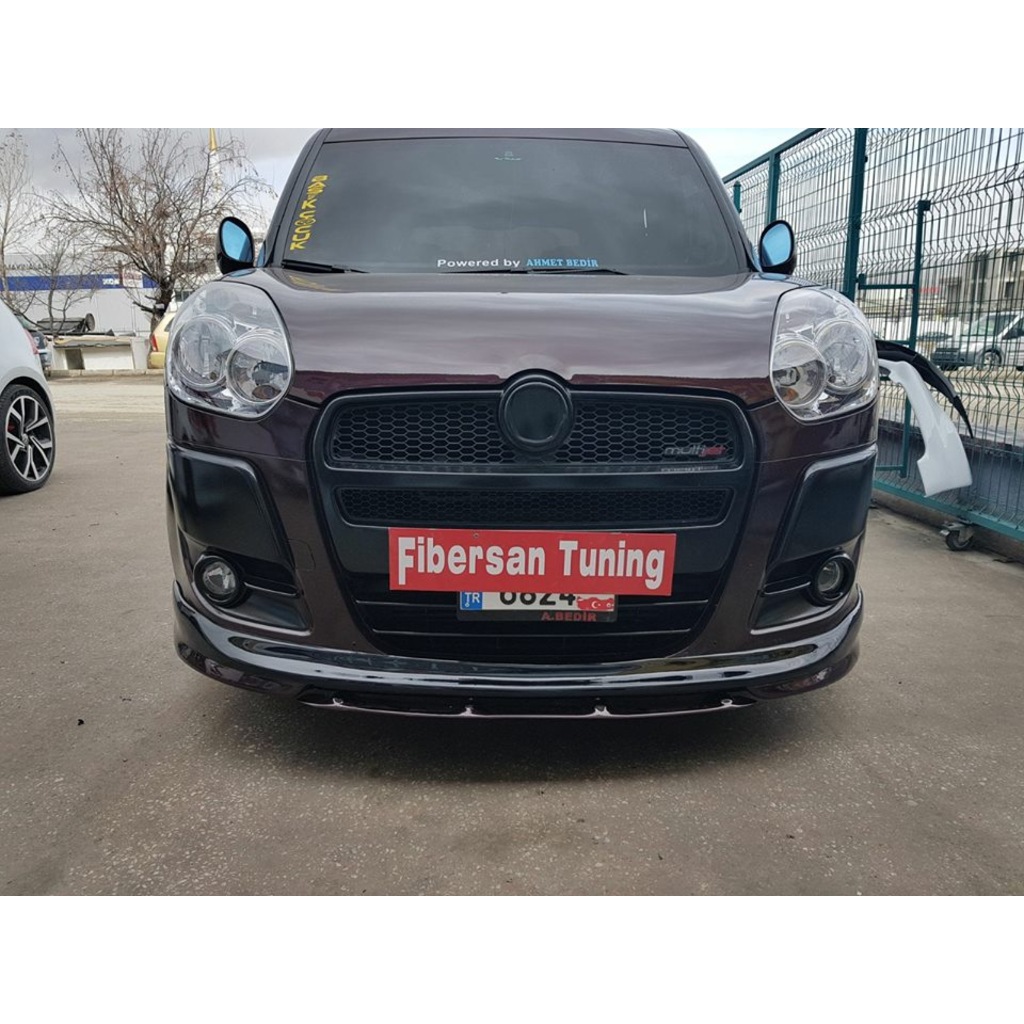 FİAT DOBLO 3 ÖN TAMPON EKİ VE LİP ---fibersan tuning ...