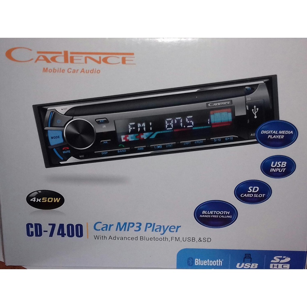 CADENCE CD-7400 BLUETOOTH LU SD KART USB OKUYUCULU OTO TEYP TEYİP