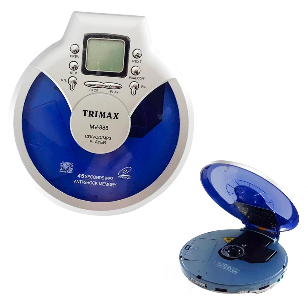 Discman Vcd Cd Mp3 Player Kasetli Pilli Kumandali Trimax Mv 8 Fiyatlari Ve Ozellikleri
