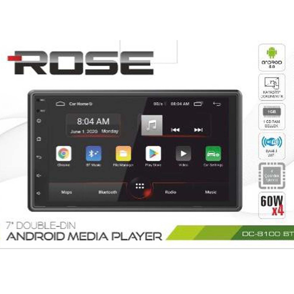 rose dc 8100 7 android double teyp fiyatlari ve ozellikleri