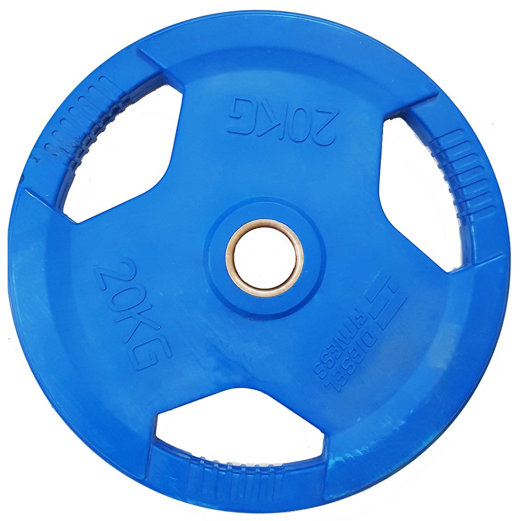 Diesel Fitness Rop 4 Olimpik Kauçuk Flanş - Plaka 20KG
