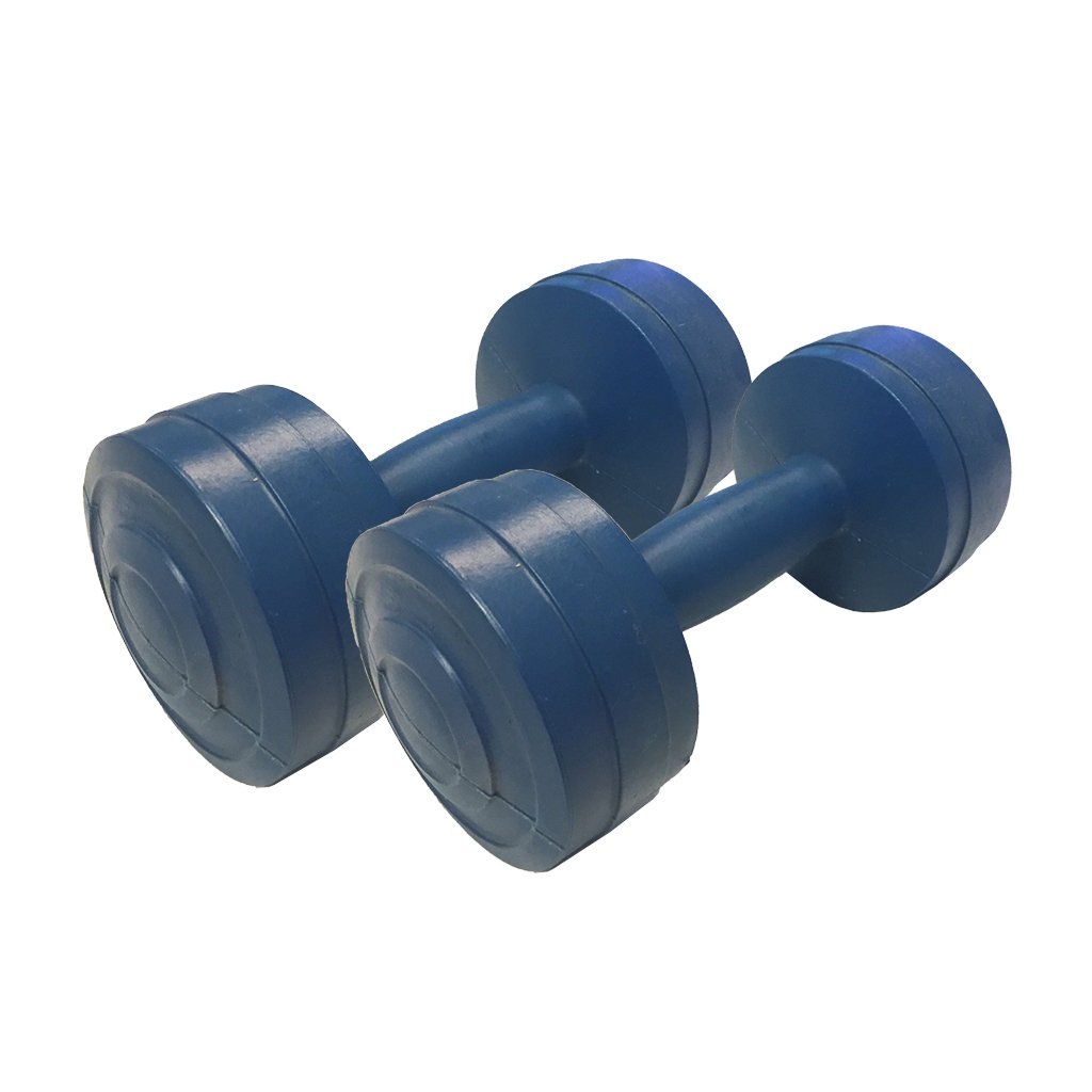 E-Performans Mavi 1 Kg x 2 Çiftli Plastik Dambıl Set