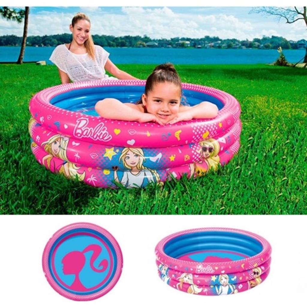 Barbie Bebek Desen Şişme Çocuk Havuz 122 X 30 Top Veya Su