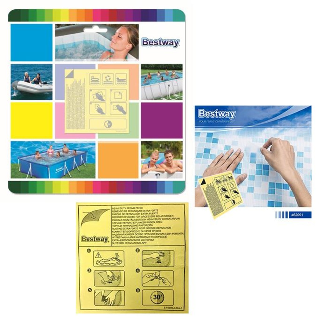 Bestway 62091 Sisme Havuz 6 5x6 5 Cm Tamir Yamasi Fiyatlari Ve Ozellikleri
