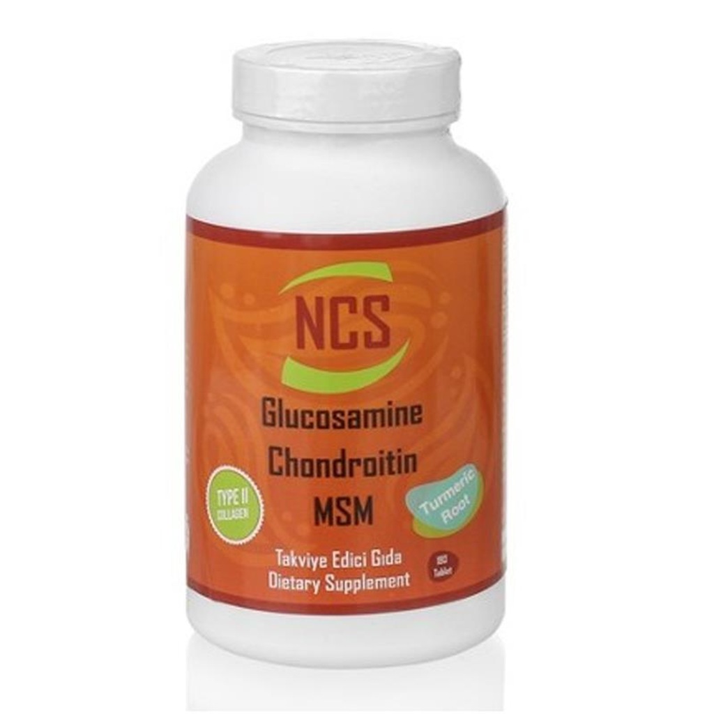Ncs Glucosamine Chondroitin MSM TYPE II Collagen Turmenic Root 18