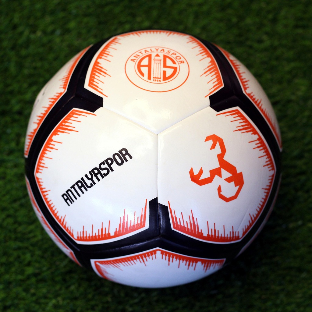 ANTALYASPOR ORJINAL FUTBOL TOPU KIRMIZI BEYAZ