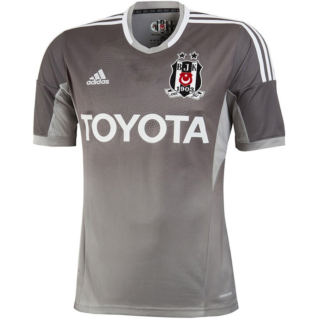 adidas Beşiktaş TJ 20132014 Erkek Gri Forma (D03356) Fiyatları ve